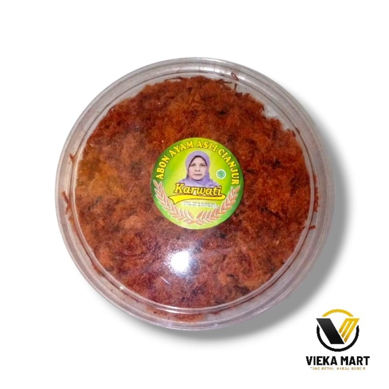 Ay00 Abon Ayam Karwati Gepuk Sapi Kering Karwati /gepuk karwati/abon ayam karwati/abon