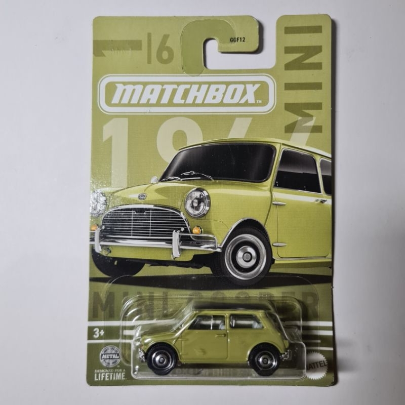Matchbox 1964 Austin Mini Cooper Warna Green