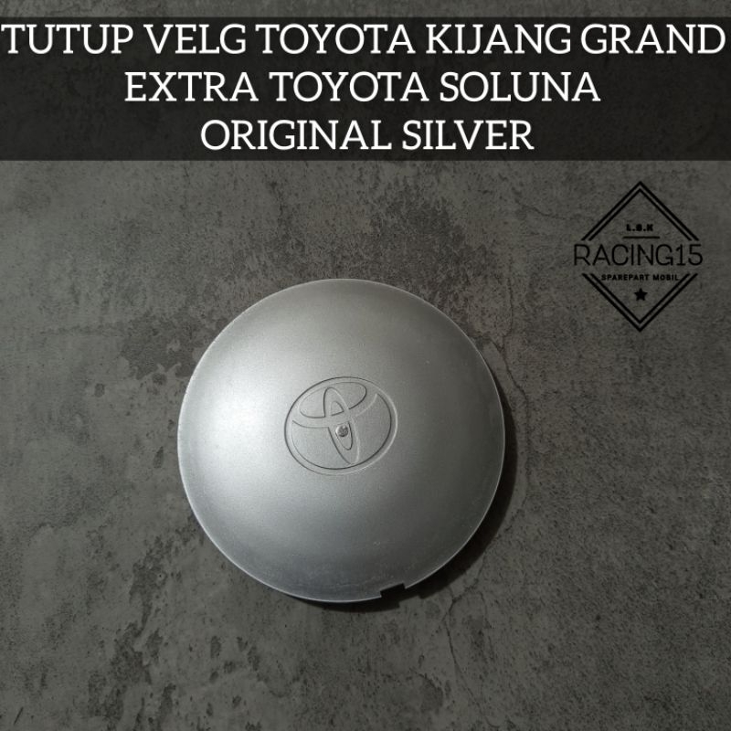 Tutup Velg Dop Roda Toyota Kijang Grand Extra Toyota Soluna Original Silver