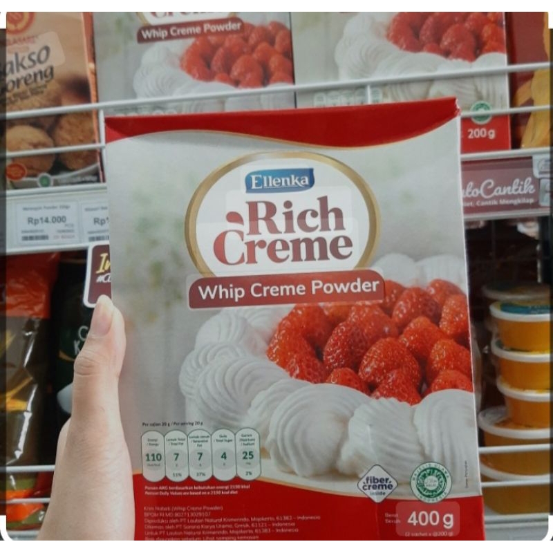 

richcream powder 400gram