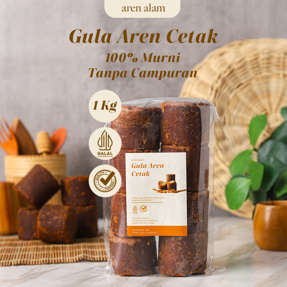 

Gula Aren Alam Asli 100% Murni 1 KG