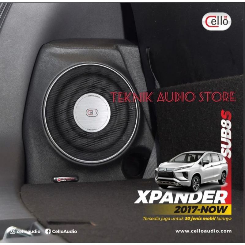 Subwoofer Box Sudut Cello 8inch W8S Xpander-Livina 2018 now
