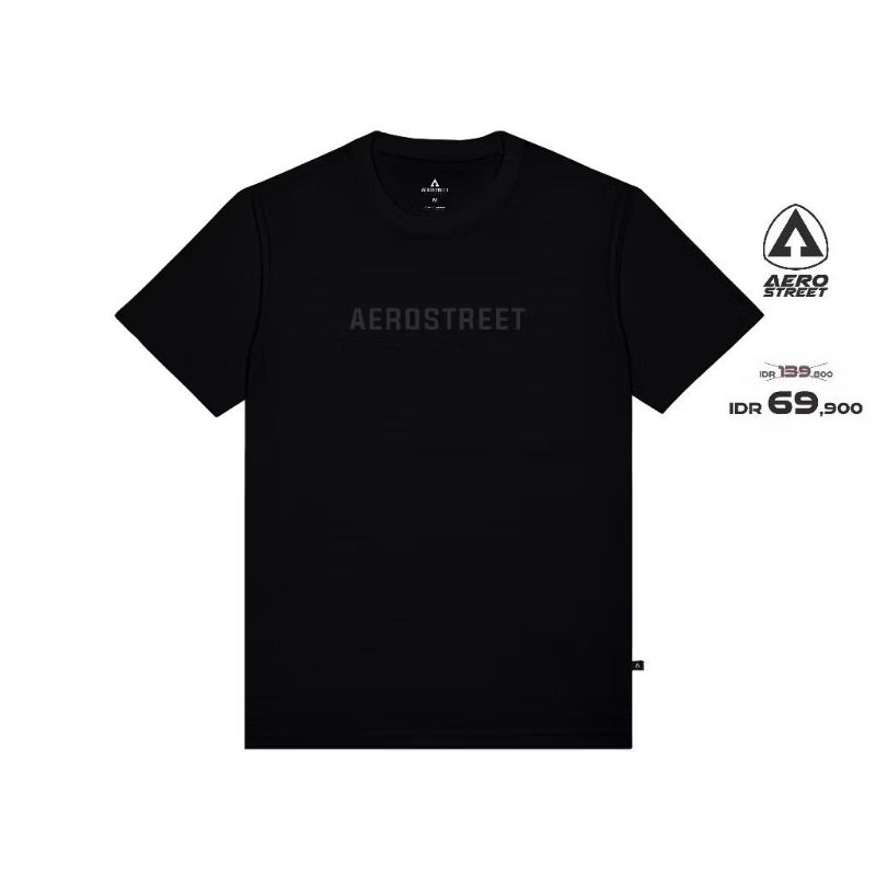 Aero Street Kaos Hitam AERO STREET