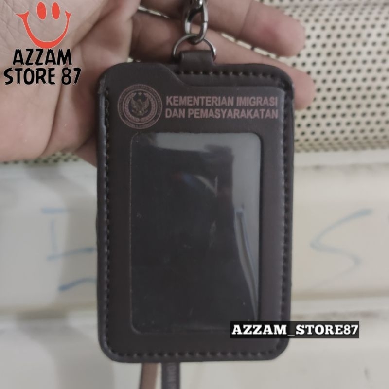

Tali Lanyard Name Tag ID Card Holder Logo Terbaru KEMENTERIAN IMIGRASI DAN PEMASYARAKATAN Cokelat Tua