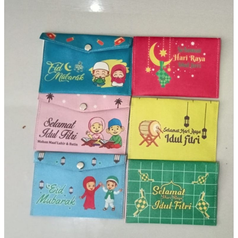 

(Isi 12pcs)Dompet Angpao Printing / Amplop Lebaran Idul Fitri Ukuran Sedang