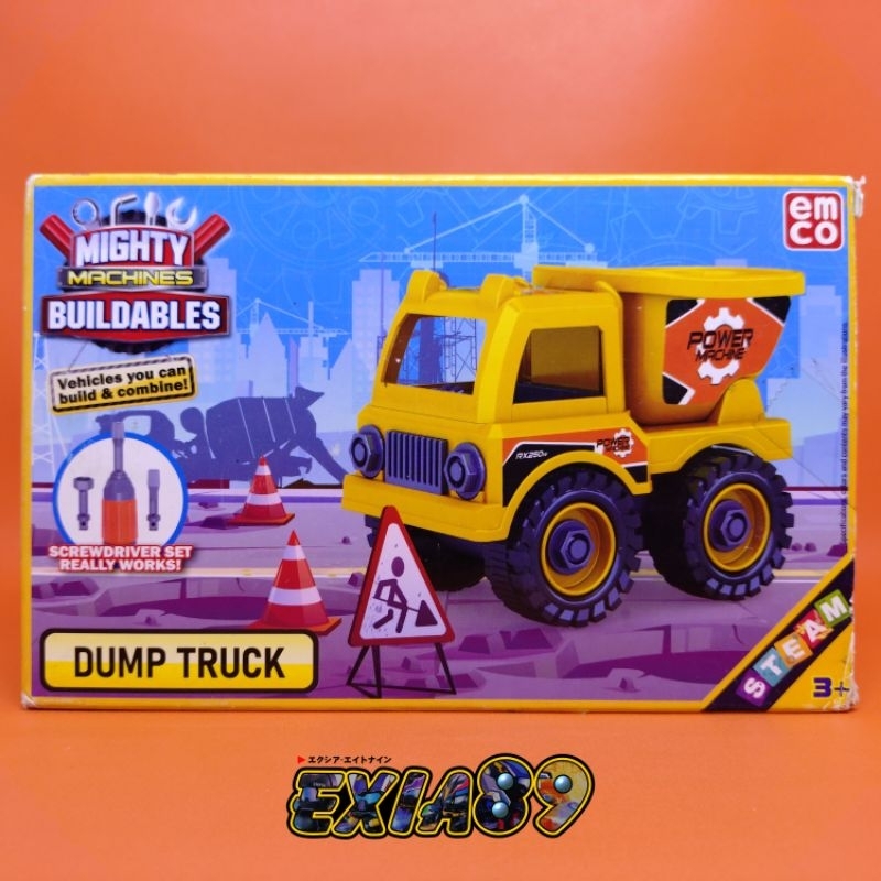 EMCO Toys Mighty Machines Buildables - Dump Truck