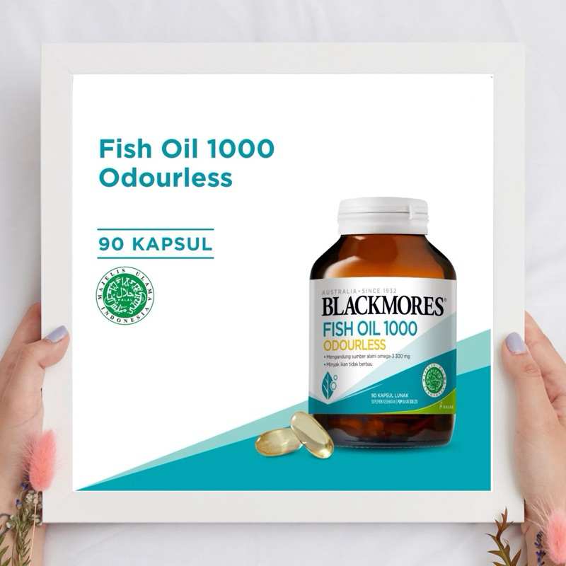 Blackmores Fish Oil 1000 Odourless 90 Kapsul