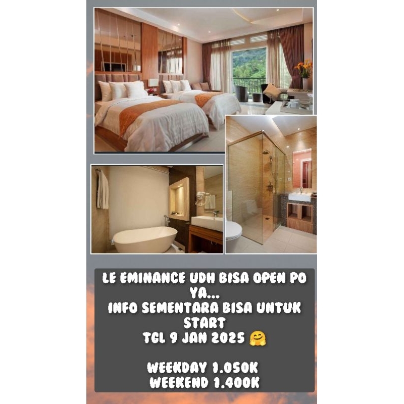 Voucher Hotel Le Eminence 2025