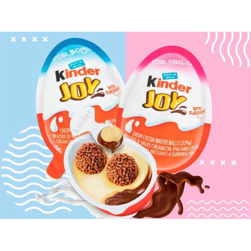 

Kinder Joy Coco Wafer Balls Wafel Krim Besar dengan Surprise