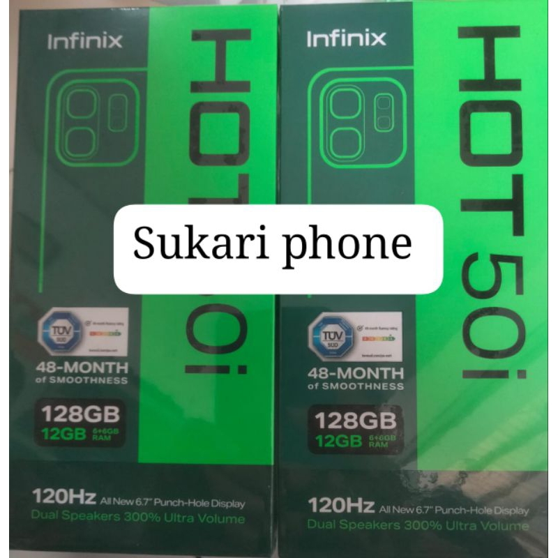 HP Infinix Hot 50i Ram 8/128