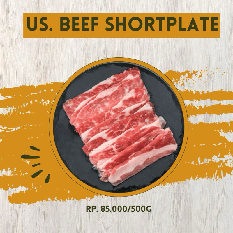 

Beef Shortplate/daging sapi/slice