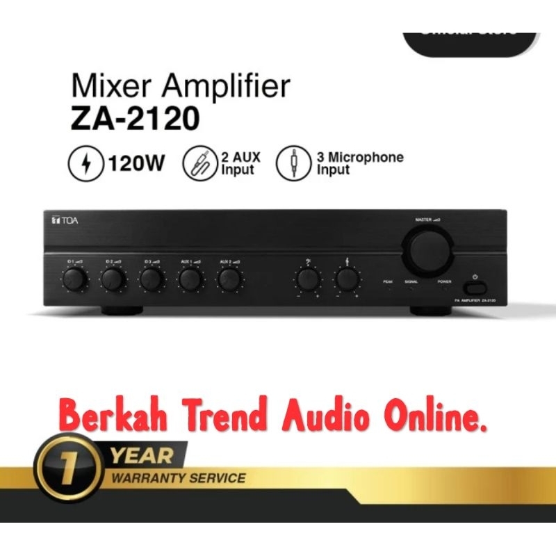 Power Amplifier Toa ZS 120 Watt Original