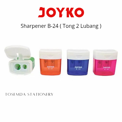 

Sharpener Joyko B-24 / Rautan Joyko ( Tong 2 Lubang ) / PCS / Satuan