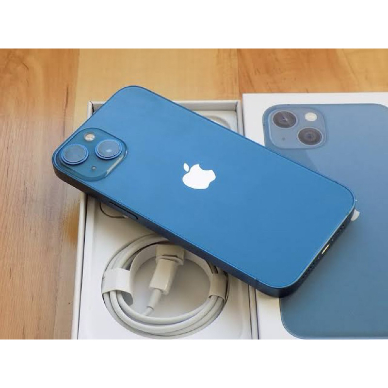 iPhone 13 128GB iBox (Blue) Like New Termurah