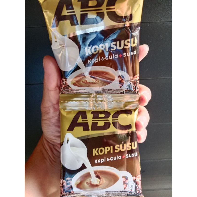 

ABC Kopi Susu 1 Renceng isi 10 Sachet