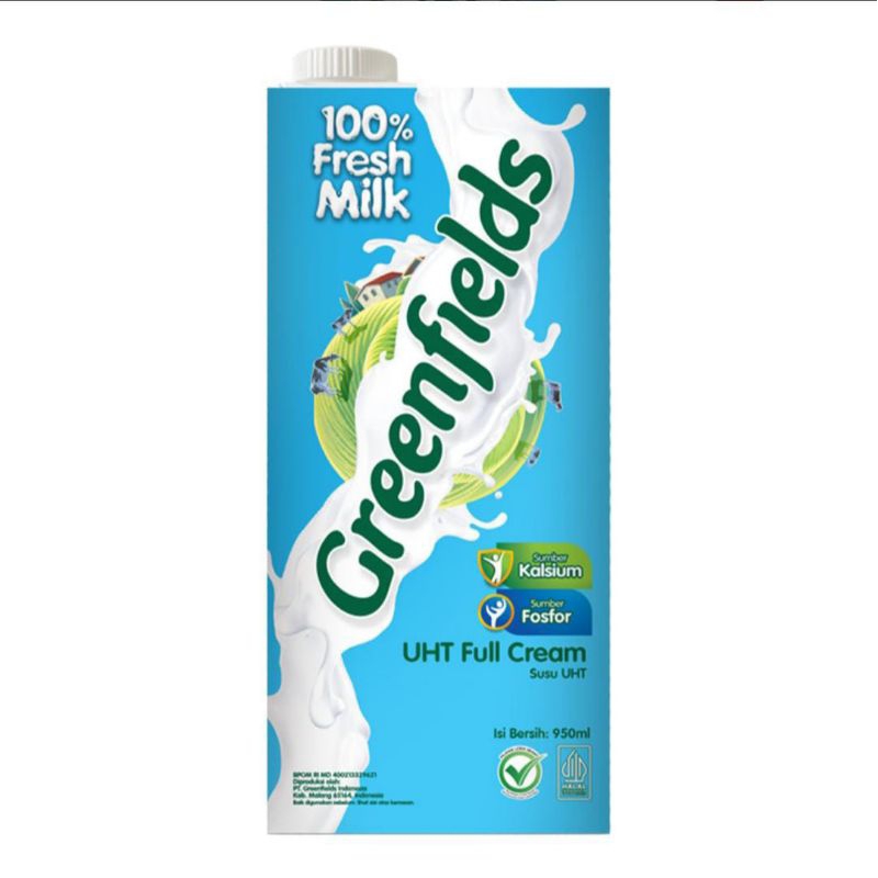 

Greenfields Susu UHT Full Cream 950 ml