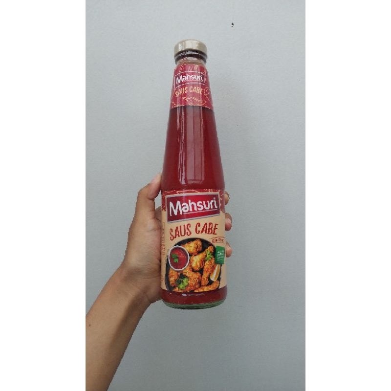 

saos cabe mahsuri ukuran 490gr ready saus sambal bakso masakan