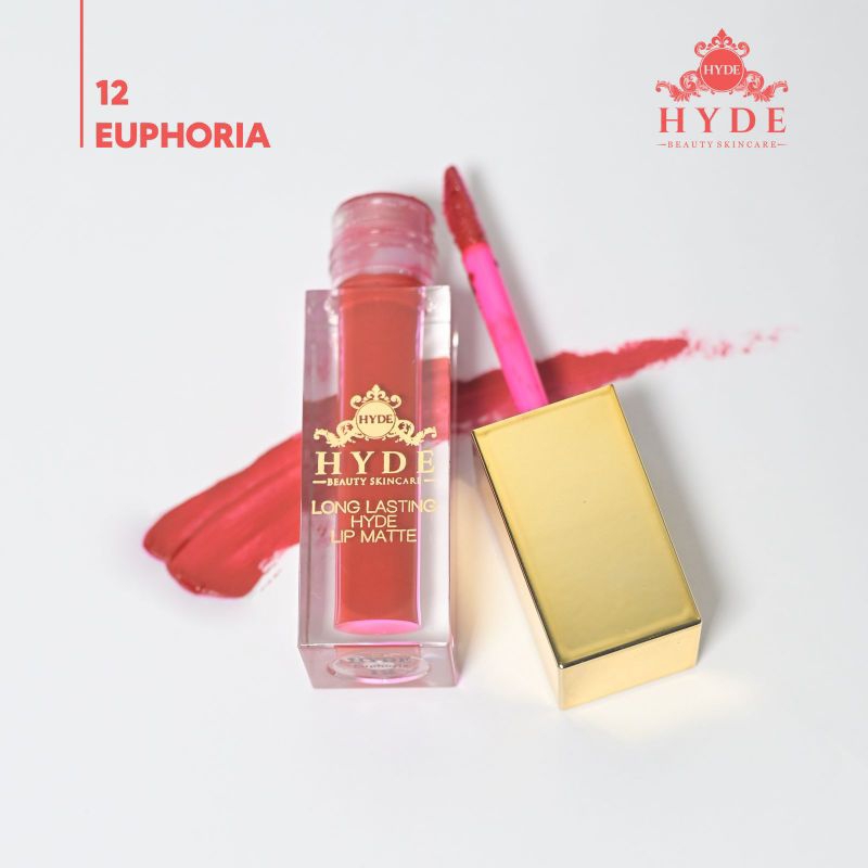LIP MATTE LIPSTIK NO 12 EUPHORIA BY HYDE BEAUTY SKINCARE