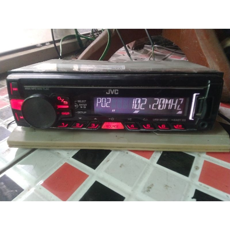 Head Unit Single din JVC KD-X120M2 minus
