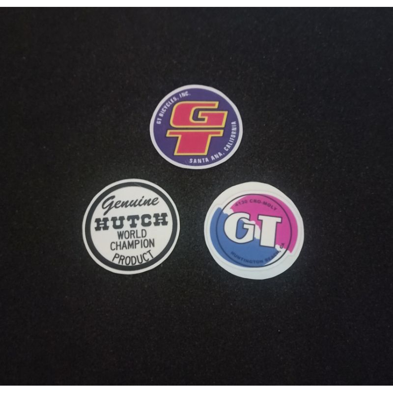 stiker GT hutch decal stiker bmx GT bahan bening