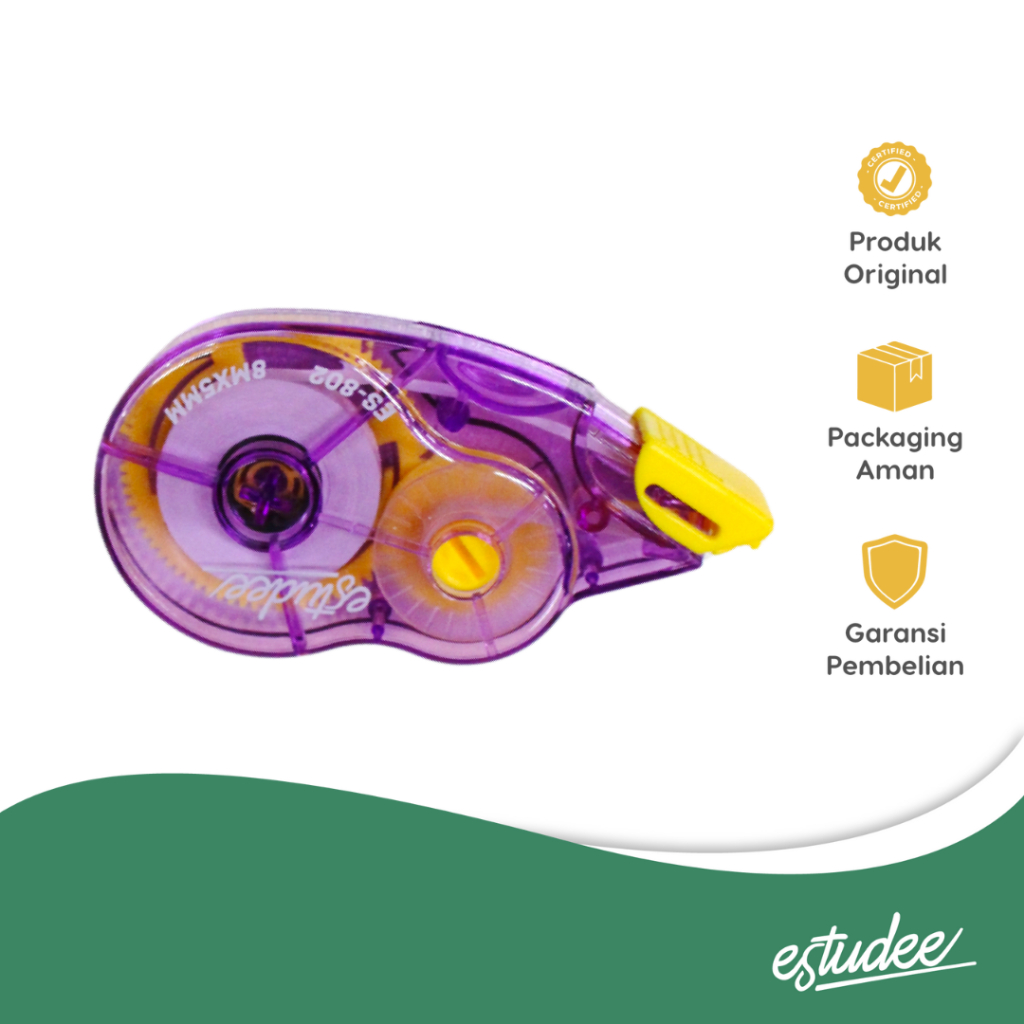 

ESTUDEE CORRECTION TAPE SMOOTH&FUN PURPLE ES-802