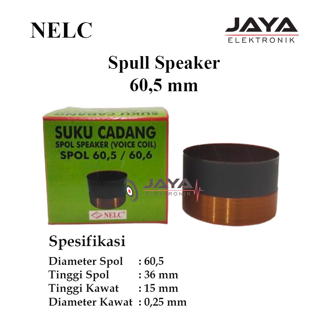 Spull Speaker Voice Coil 60,5 mm NELC ACR 15500 15600 Spul Spol Spool Speaker NELC 60,5 mm