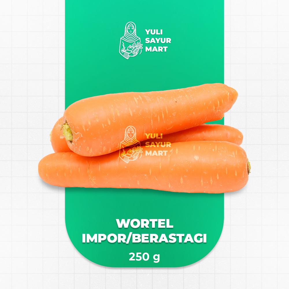 

Wortel Impor/Berastagi 250g - Yuli Sayur Mart