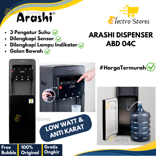 ARASHI Dispenser ABD04C / Galon Bawah ABD 04C / Dispenser ABD-04C || ABD05C / ABD06C
