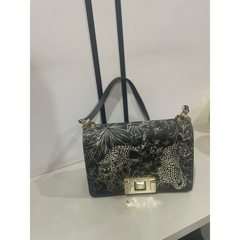furla sling bag original preloved wanita tas