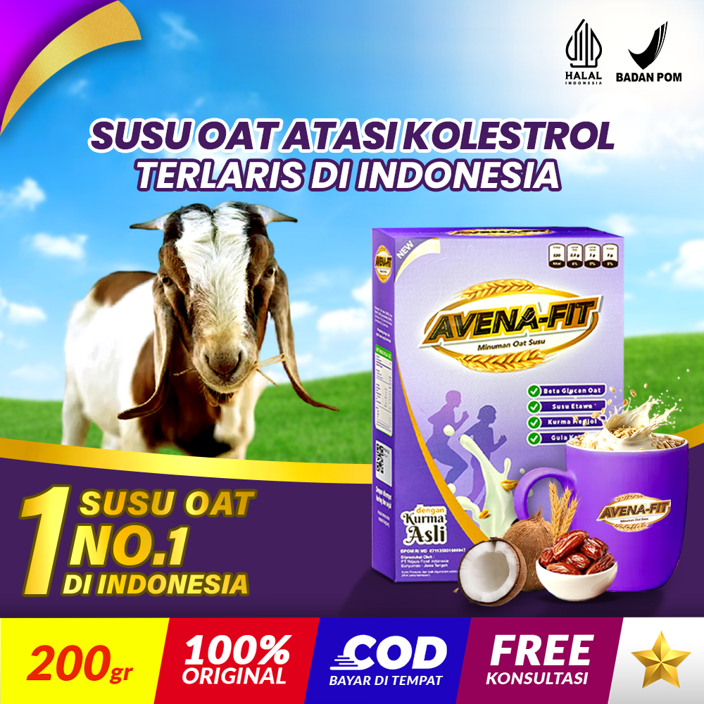 

AVENAFIT Granola Oat Atasi Sakit Jantung Kolesterol Diabetes Avena Fit Sereal Kolestrol Susu Kambing