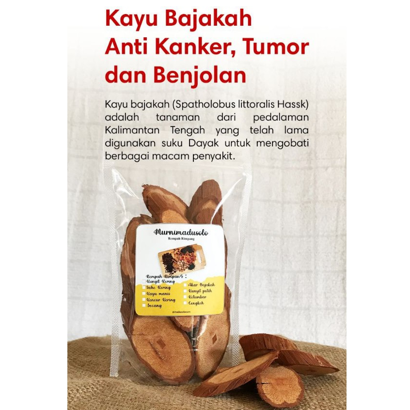 

Akar Kayu Bajakah - Bajakah Khas Kalimantan Untuk Benjolan Premium