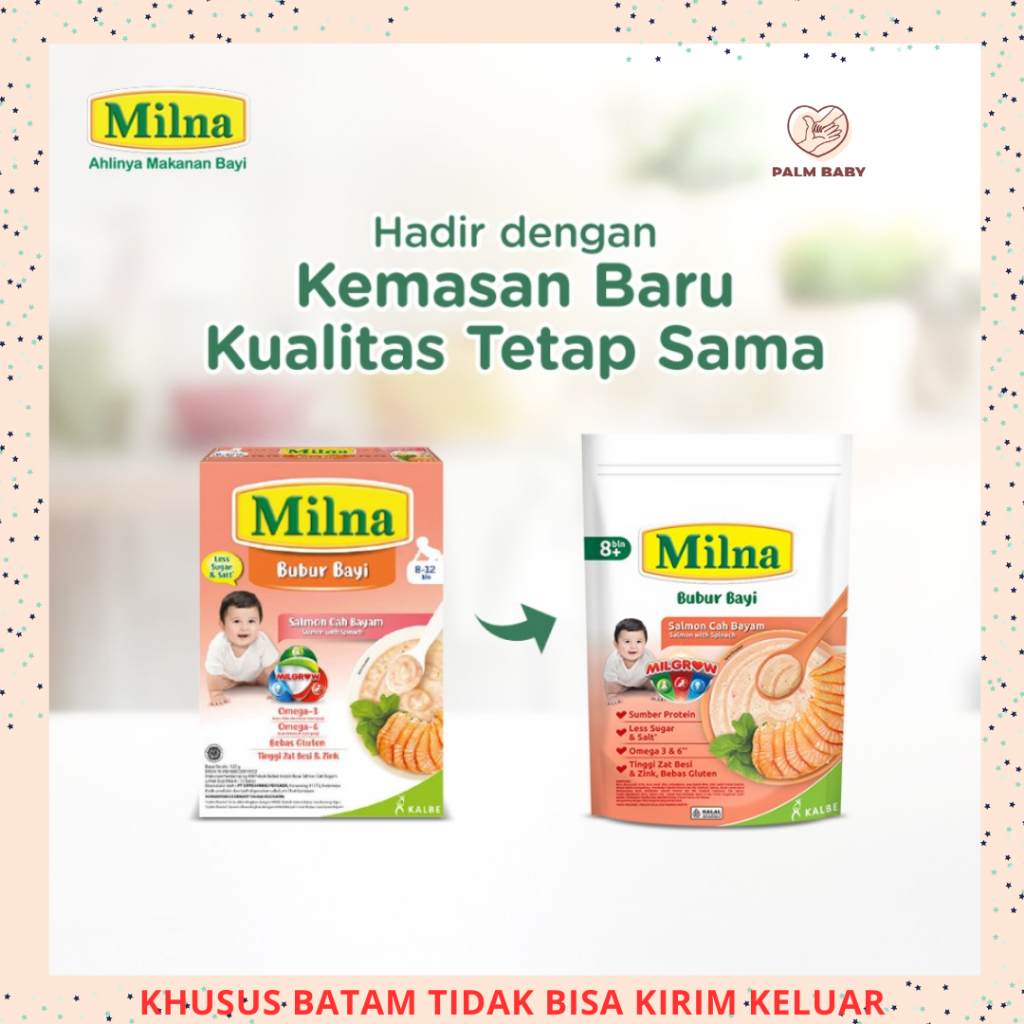 Milna Bubur Bayi 8 bulan+ 100 gram