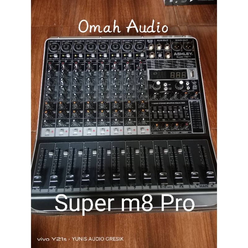 MIXER ASHLEY SUPER M8 PRO ORIGINAL ASHLEY PRO AUDIO