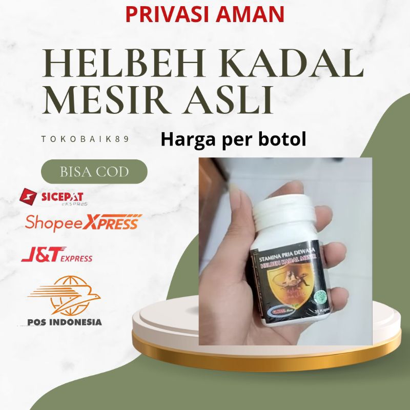 Helbeh Kadal Mesir Untuk Stamina Pria isi 30 Kapsul