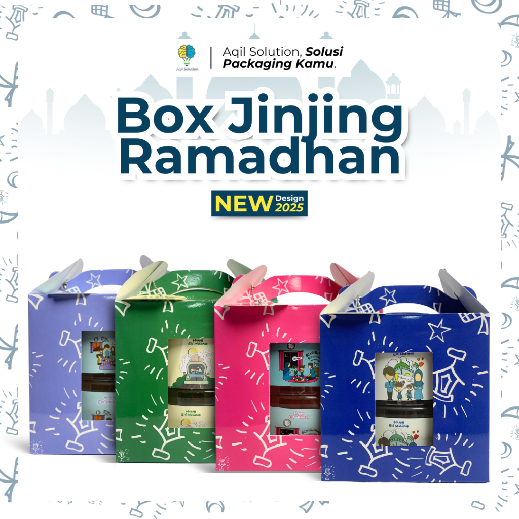 

Aqied Box C - (10 pcs)Box Hampers Lebaran 14,5x14,5x14,5 cm Eid Pattern by Aqil Solution / Box toples bulat 500gr 2 pcs / Dus Hampers / Kardus Lebaran / Kotak Lebaran