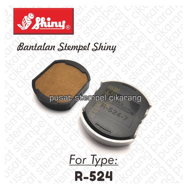

Bantalan Stempel Shiny R-524-D / R-524 / Tanpa Warna