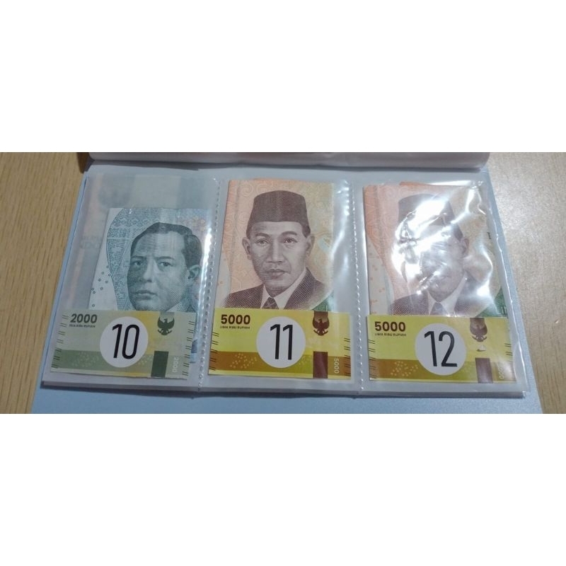 Stiker gambar uang no urut 1-120  Target 2.5 juta