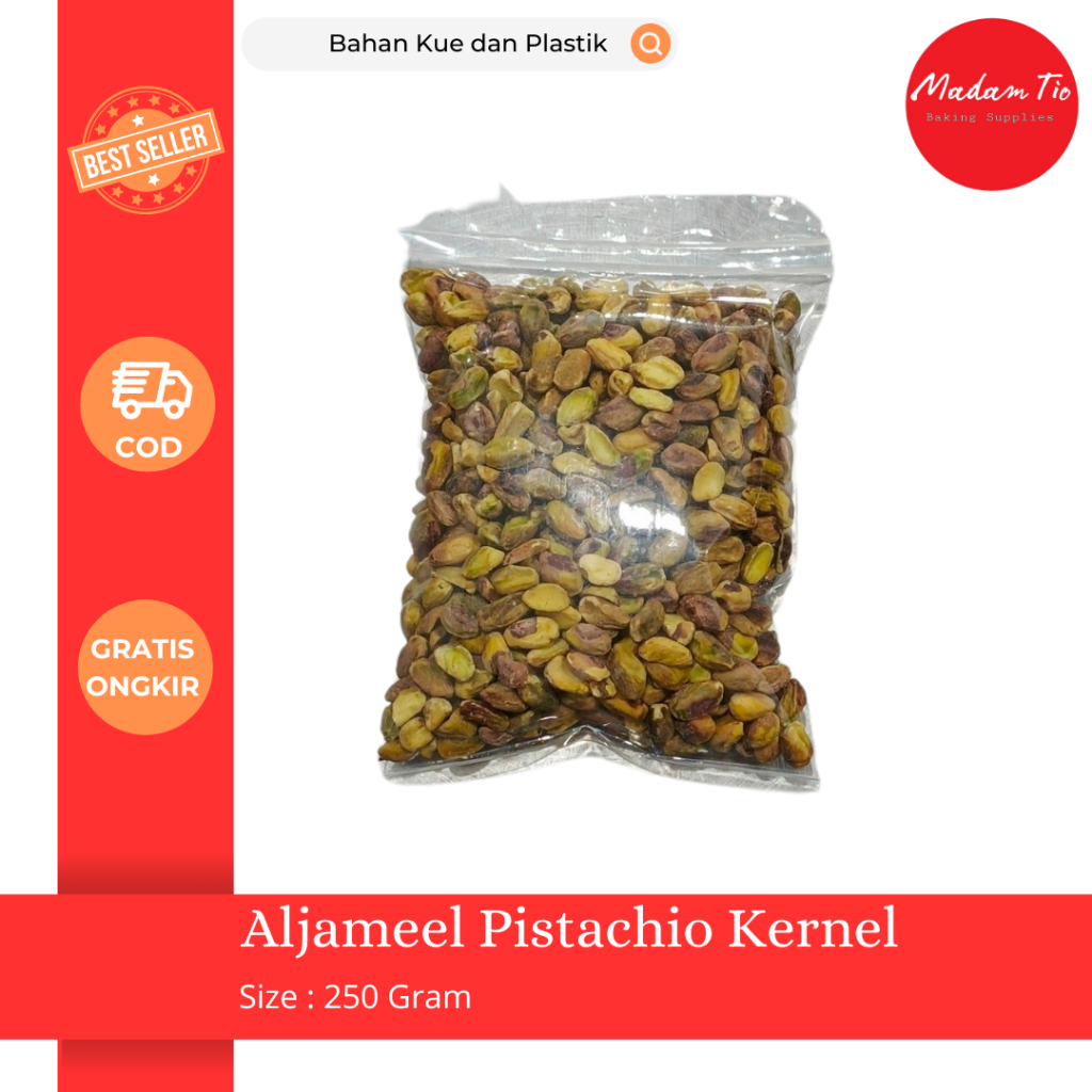 

Raw Pistachio Kernel Aljameel 250 Gram Repack