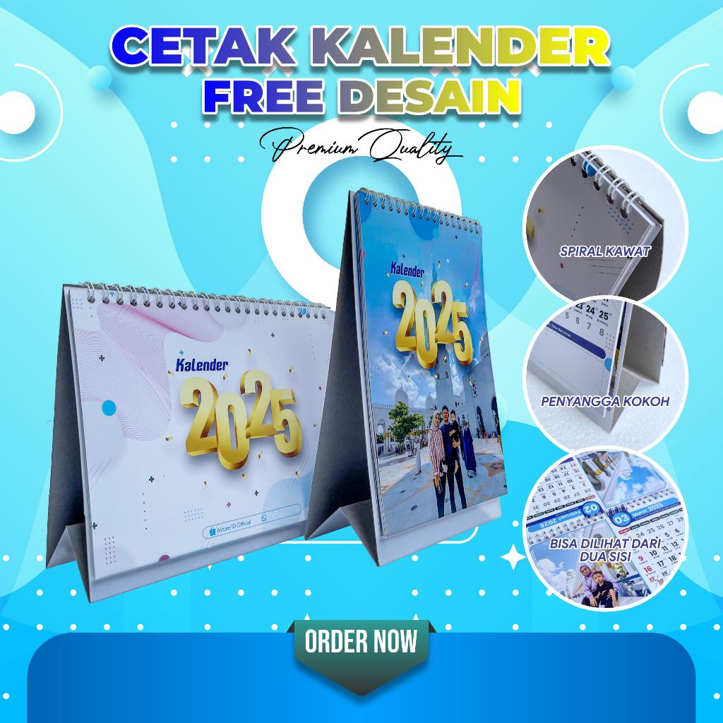

[TERMURAH] KALENDER MEJA 2025 ISI 8 LEMBAR KOKOH PREMIUM QUALITY by ASTORE ID OFFICIAL