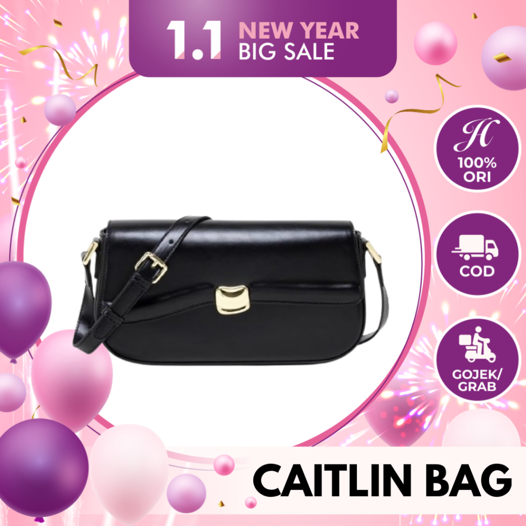 Jims Honey CAITLIN BAG Tas Selempang Wanita Slingbag Cewek Jimshoney JH Korea Trendy Elegan