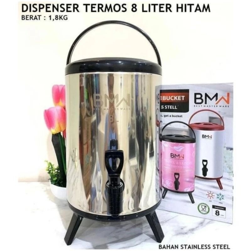 AJM Dispenser Termos Air Milk Tea Bucket 8 Liter