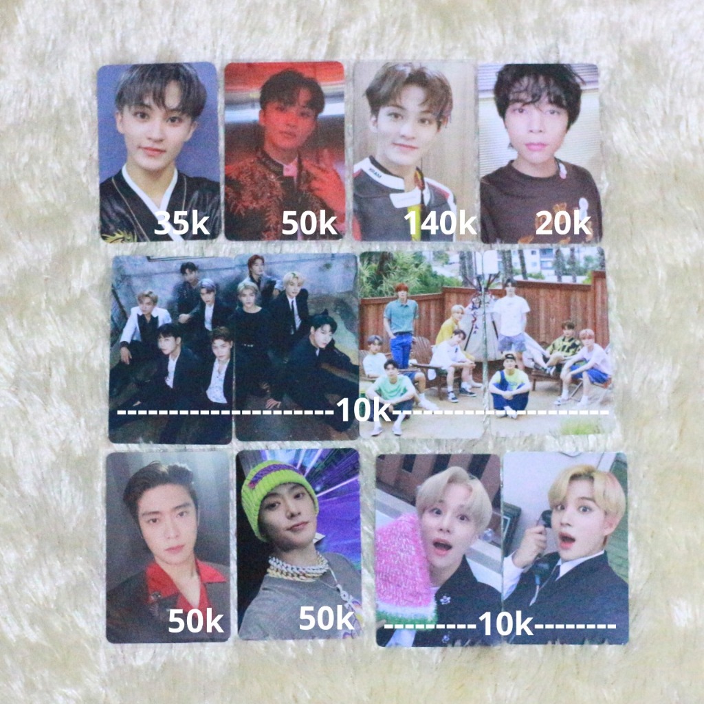 Photocard PC mark johnny jaehyun jungwoo nct 127 dicon ace kit 2020 kihno favorite tragic classic pi