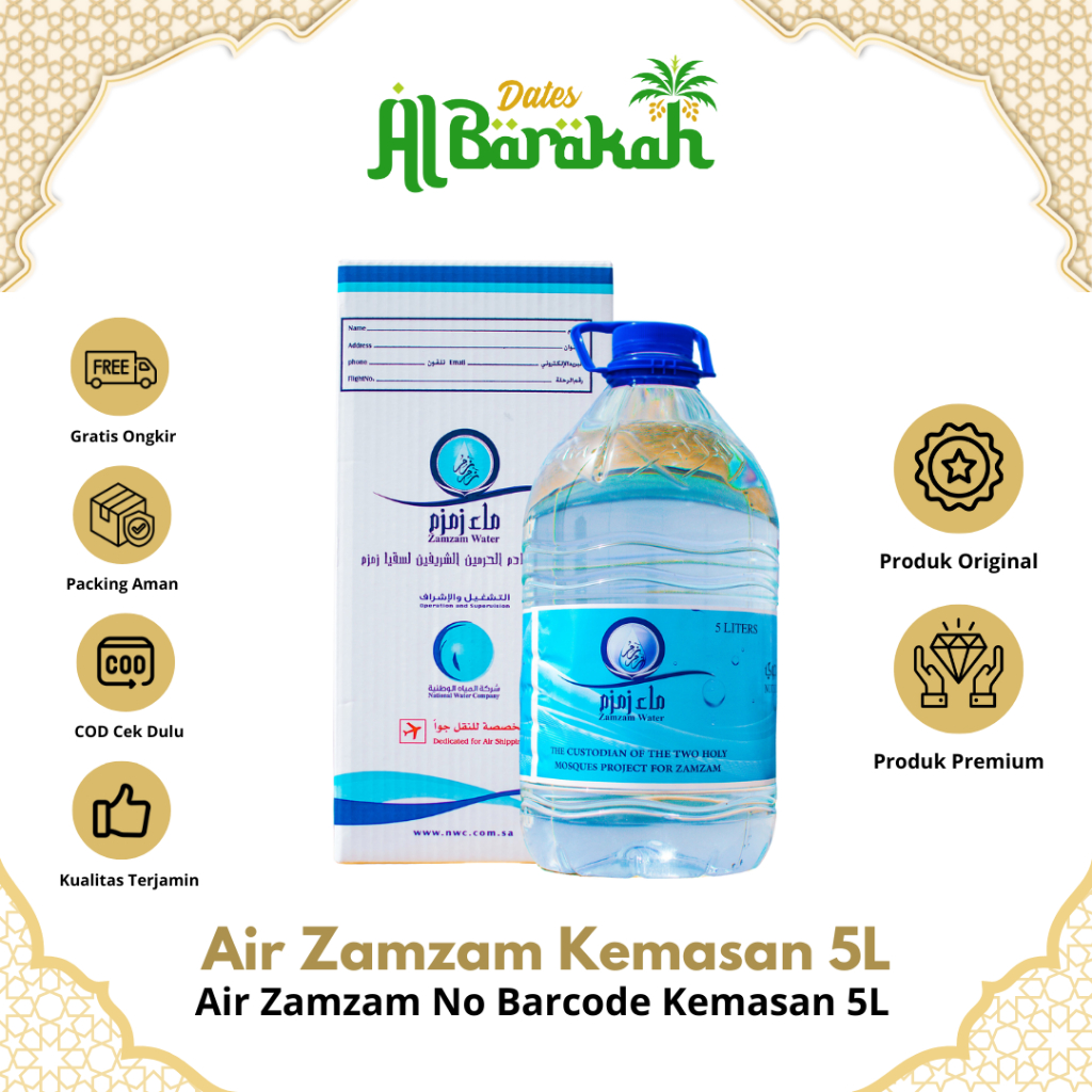 

Air Zamzam 5L Non Barcode Segel