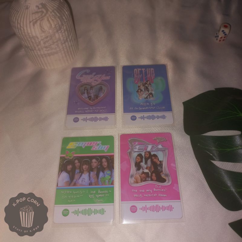 Photocard Spotify x NewJeans