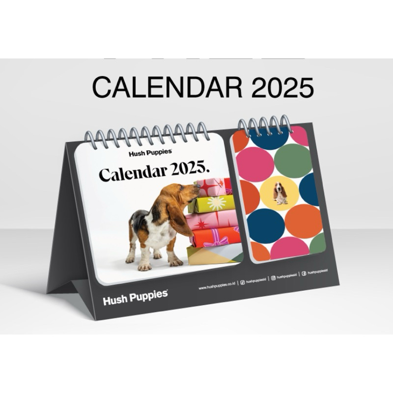 

KALENDER HUSH PUPPIES CALENDAR HUSH PUPPIES 2025 KALENDER MEJA
