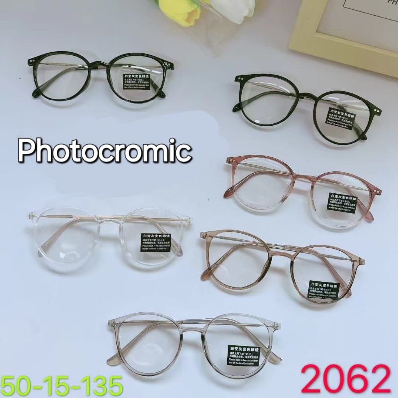 kacamata wanita photocromic bulat/kacamata wanita murah