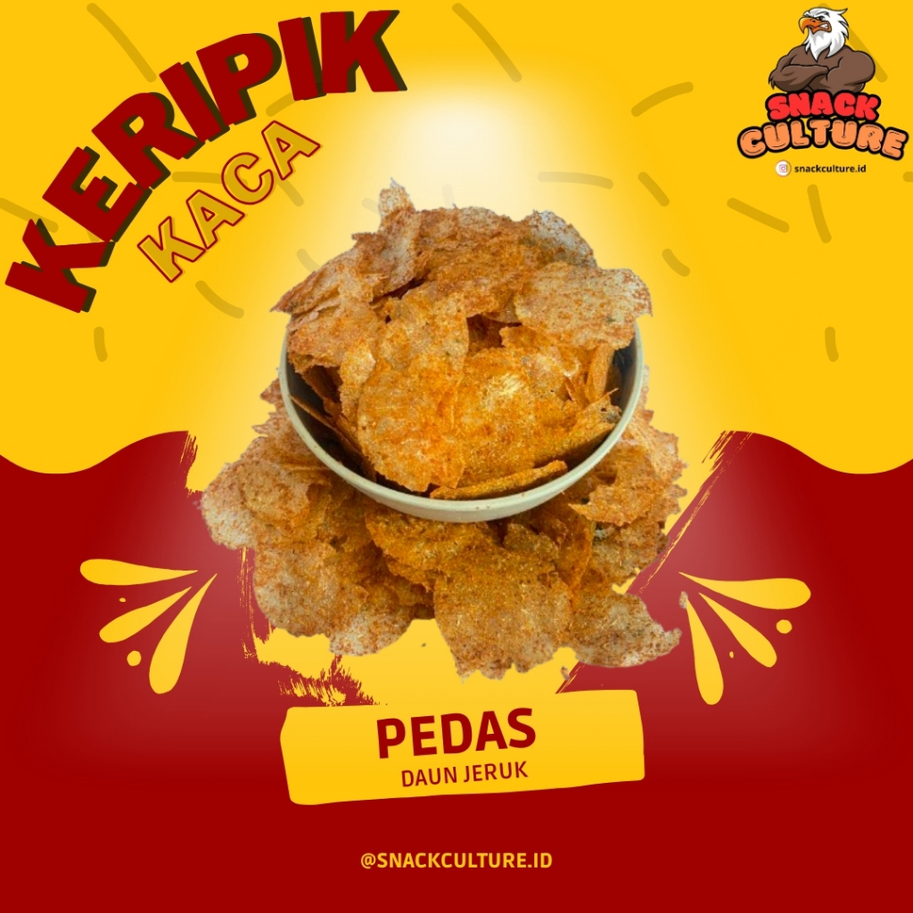 

KERIPIK KACA PEDAS DAUN JERUK ISI 100gr 250gr 500gr