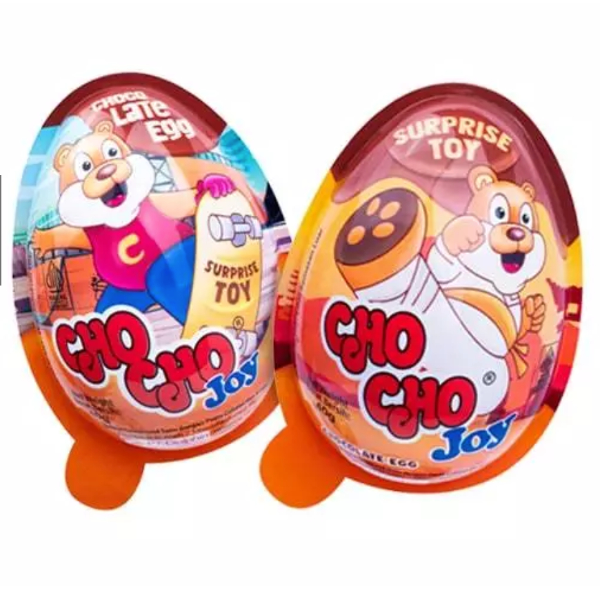 

Cho Cho Joy Coklat Berhadiah Mainan Super Surprise Chocolate Egg 40gr