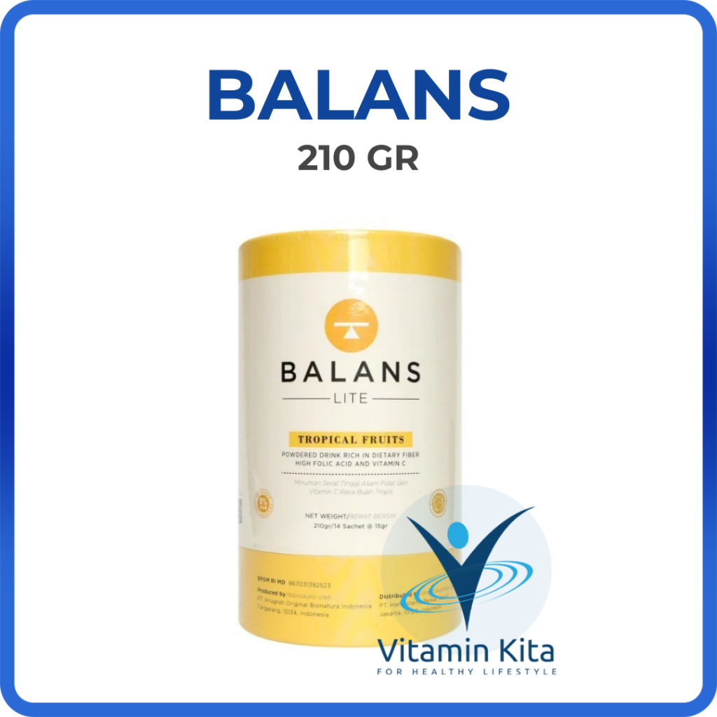 

Balans Lite Tropical Fruit Fiber And Probiotics Drink 210GR