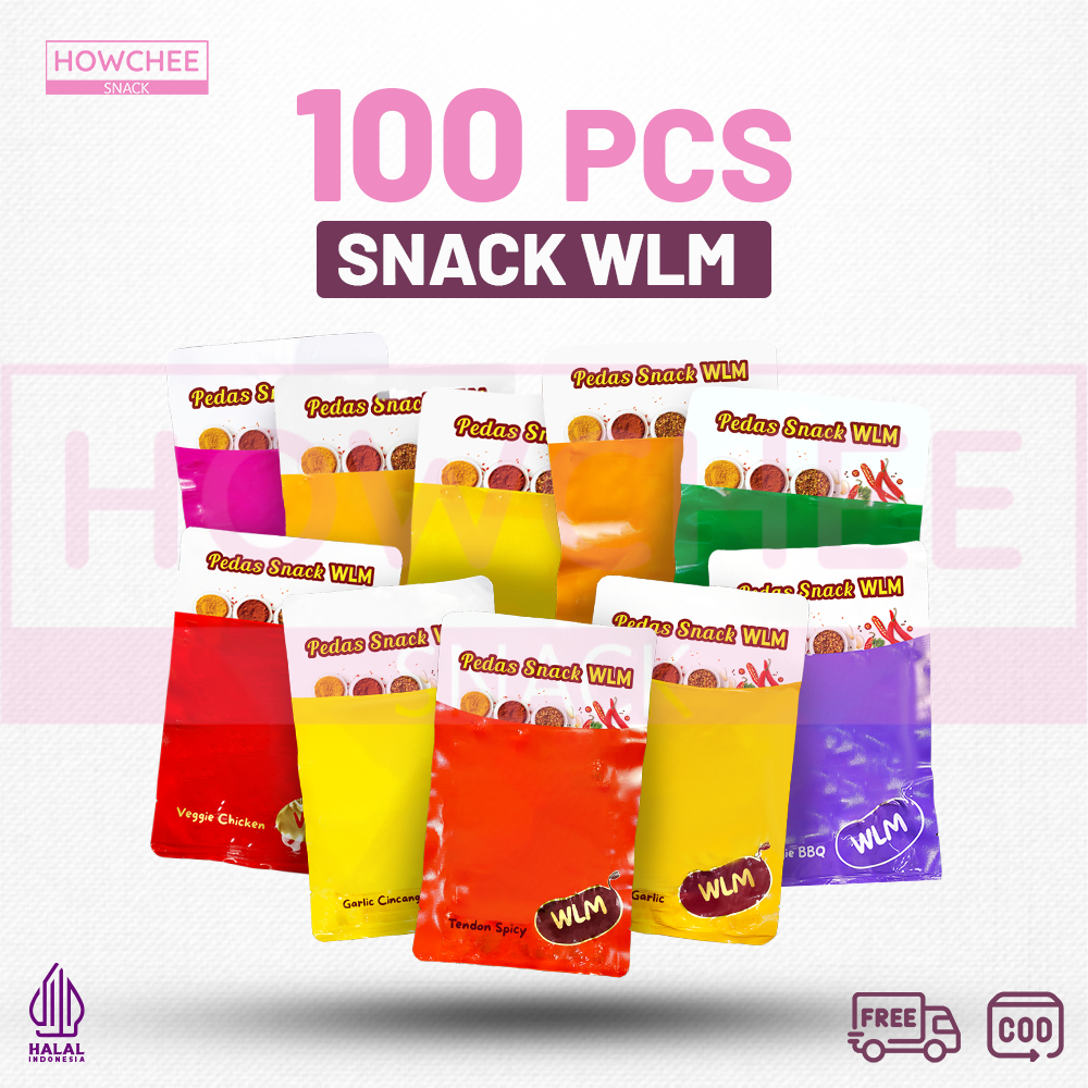 

Howcheesnack - [Halal] [100pcs] Gluten Tendon Spicy Snack a Vegetarian Camilan China Siap Saji Grosir Jajanan Viral Agen Snack